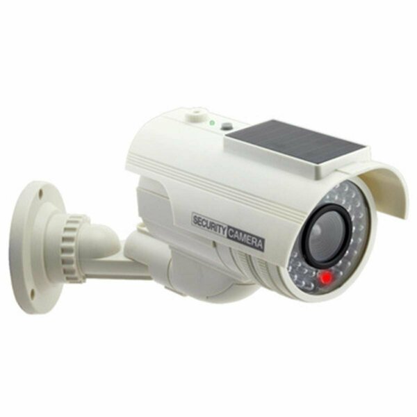 Spt Security Systems Dummy Camera with Solar Powered LED Light, White 15-CDM16